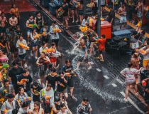下大雨了 曼谷更凉爽了